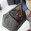 Вещевые сумки XZAN Классическая коммерческая большая вместительная холщовая сумка на одно плечо с простым дизайном, дорожная сумка для деловых поездок 35л или 70л