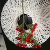 装飾的な花耐久性のあるフェイクベリー自宅のパーティーの装飾用の現実的な人工活気あるベリーブランチ詳細