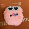 Plush Keychains Pig Toy Eyes Lovely Piggy Doll Plushie Decoration Soft Fylld Animal Bag Keychain Decor 230914