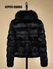 Frauen Pelz Faux Pelz Echt Kaninchen Pelz Mantel Mit Fuchs Pelz Kragen Frauen Ganz Pelt Fuchs Pelz Jacke Winter Kaninchen pelz Weste F741 230914