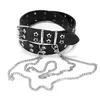 Riemen lederen cummerbunds kleding accessoires trui overjas verstelbare Goth tailleband jeans gordelt punk taille riem