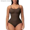 Womens Shapers Femmes Shapers Body Shapewear femmes corps complet Shaper ventre contrôle minceur gaine bout à bout Push Up cuisse plus mince Abdomen Corset 230803 L2309