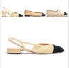 スリングバックespadrilles ballerinasサンダードレスシューズデザイナー女性用サンダル分厚いヒールポンプローファーヒールcファッションc快適なバレエフラット6666