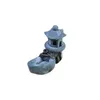Decoraciones de jardín 1 pieza Figuras de torre de estanque Decoración de relajación Adorno de estilo idílico Té Mascota Hogar Artesanía de resina en miniatura