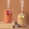 Luftfuktare härlig tecknad kaninbjörn luft luftfuktare USB ultraljud cool dim aroma diffusor med färgglada LED -lampor mini fuktigador l230914