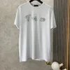 夏の半袖Tシャツ男性女性コットンソリッドTシャツクルーネックトップレタープリントティーオスの女性カジュアルルーズTシャツ