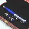 Best Christmas Gift Pen Set - AAA High Quality R Series Ct Metal Ballpoint Pen Office Writing Ball Pens With Cufflinks And Box Packaging