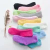 Whole-Autumn Winter winter warkm thick socks coral fleece colorful stockings whole fuzzy socks 12 Pairs lot283A