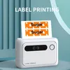 Multi-function 3-inch Mini Smart Printer Label Printer Picture Portable Photo Album Printer Sticky Note Two-dimensional Code Text List BT Thermal Printer