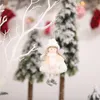 Weihnachten niedlicher Engel Plüsch Anhänger Kinder Weihnachtsgeschenk Cartoon Puppe Weihnachtsbaum Anhänger