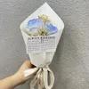 装飾的な花アイスブルーローズソープフラワーガールフレンドPOバースデーギフトのための永遠の命の花束