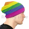 Berretti Pride Flag Berretti Cappello lavorato a maglia 1739 Stampa Orso di stoffa Bisessuale Lbgt