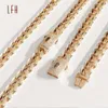 Hip-Hop 8.75mm Miami Cuban Link Chain Gold Custom Gold Cuban Link Necklace For Men Women Gold Real Jewelry Armband