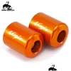 Styret Motorcykelstyret Grips ändar Handstång CNC Cap Slider för Ninja 250R 300 ER6 650 ZX6 ZX7 ZX9 ZX10 ZX12 ZX141 DROP DHVYK