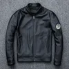 Men's Leather Faux 2023 Motorcycle Jacket Fur Collar Genuine Top Layer Coat Autumn Oversized Retro Fashion Men Ropa Hombre 230912