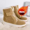 Botas 2023 designer de alta neve mulheres inverno quente pelúcia falso vaca camurça tornozelo macio pele sneaker sapatos esqui botas mujer