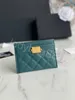 Luxury brand CC cardholder classic wallet card clip caviar cowhide sheep belt box