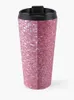 Bottiglie d'acqua Glitter Pink Tazza da caffè da viaggio Tazze da caffè turche Tazza termica per