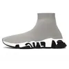 2023 Designer Socken Schuhe Herren Speeds Graffiti Trainer 1.0 2.0 Plattform Herren Runner Weißer Sockenschuh Damen Sneaker Klassische Speed Trainer Sneakers Größe 36-45