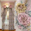 Curtain Curtains Finished European Style Living Room Bedroom Luxury Villa Embossed Thickened Blackout High Precision Jacquard C
