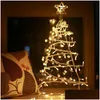 LED -strängar Twinkle Fairy Light Decoration Lights 5M50LEDS Batteridriven jul för Party Garden CraftSrgb/Warm Drop Delivery LIG DHKSJ