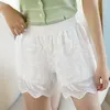 Damen-Shorts, modisch, Sommer, Spitze, lockere Rüschen, blendfrei, Sicherheit, hohe Taille, bequem, atmungsaktiv, lässig, Homewear