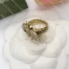 Изысканные кольца с бриллиантами в виде пчелы для женщин, дизайнерское латунное кольцо, женские украшения для дня рождения, социальный рождественский подарок