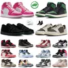 Jumpman 1 Low Basketball Mens Shoes Black Phantom Reverse Mocha Black White High Panda Fierce Pink OG Dark Mocha Mid Chicago Women Men Big Size 13 Sneakers Trainers