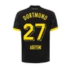 23/24 REUS Reyna Sancho 50th Soccer Jerseys 2023 Cup Version Dortmund Kamara Hummels Adeyemi Brandt Рубашка опасность Ryerson Bynoe-Gittens Kid