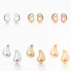 T Bean Design Stud arock Charm Teardrop Love أقراط 925 STERLLING SILVER 18K GOLD GOLD MASHION CLASSIC LUXURY BRAND254Y