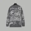 2023 New Europe women and mens designer sweaters retro classic luxury sweatshirt men Arm letter embroidery Round neck comfortable high-quality jumper061