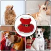 Dog Apparel Christmas Pet Dress Shiny Netting Santa Claus Costume Cute Girl Clothing Red Dresses Cat Holiday Outfit