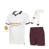 22 23 24 City Kids Kit Haaland Soccer Jerseys Grealish Sterling Mans Cities Mahrez de Bruyne Foden 2023 2024フットボールトップスシャツ子供セットユニフォーム