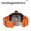 Richarmilles Watches Mechanical Watch Americas Limited Edition 30 Orange Black Carbon RM030 MENS Watch FRJ