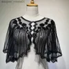 Women's Cape Women's 1920 -tal sjal Beaaded Sequin Deco Evening Cape Bolero Flapper täcker Gatsby -tema och bröllopsfest sjal 110G L230914