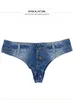 Kvinnors shorts kvinnor sexig vintage mini korta jeans byte söt bikini denim klubb party botten