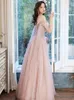 Vestidos casuais elegante vestido feminino cor sólida primavera verão pregado grânulo cartão ombro costura longa a-line saia roupas femininas m208