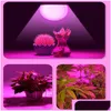 Grow Lights E27 Växtillväxtljus LED BB FL SPECTRUM 18 LEDS 9W Växter Blommande plantor Hydroponic Veg Flowers Growing Tält Drop Deliv DHL0W