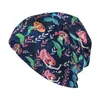 Berets Little Merry Mermaids Stylish Stretch Knit Slouchy Beanie Cap Multifunction Skull Hat For Men Women