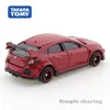 Diecast Model Tomy Tomica Mall Asia Exclusive Honda FK8 Typer Red Car Simulation Toy Boy Collection 230912