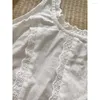 Tanques de mujer Aich Espejo Sólido Cruz Tie Lace Mujeres Chaleco Verano Sin mangas Sin espalda Envuelto Lady Jersey Casual Clásico Vintage Femme Top