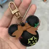 Key Rings Mouse Design Car Keychain Flower Bag Pendant Charm Jewelry Keyring Holder for Women Men Gift Fashion PU Leather Animal Key Chain A9183833 x0914