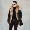 Men's Fur Faux Fur Down Long Waterproof Jackets Faux Fox Fur Coat for Man Winter Jacket Puffer Men 2021 Warm Coats Men ClothingL230914