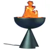Other Stage Lighting Fake Fire Flame Light Hanging Bowl Style Led Electric Brazier Lamp For Christmas Party Decorations With Realistic Dhfwd