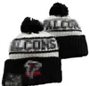 2023 Atlanta Beanie ATL Baseball North American Team Side Patch Winter Wool Sport Knit Hat Skull Caps Beanies A4
