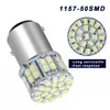 Bil nödljus 10x 6000k vit 1157 50SMD Hög effekt LED Turn Signal Stop Light BBS 1076 12V1 Drop Delivery Automobiles Motorcyc Dhwnh