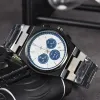 Tisxx Wrist Watches for Men 2024 Mens montres pour hommes six aiguilles Tous cadran travail Quartz Watch de haute qualité Top Luxury Marque Chronograph Clock Corloge en acier Fashion PRX Series