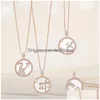 Collares colgantes 12 Collar de signo del zodiaco Horóscopo Libra Colgantes de cristal Encanto Estrella Gargantilla Astrología Cadenas de oro para mujeres Chica Fash DHBRV