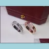Band Rings 2022 Luxurys Designers Couple Ring With One Side And Diamond On The Other Sideexquisite Products Make Versatile Gifts Good Dhymi