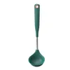 Dinnerware Sets Silicone Spoon Antibacterial Ladle Kitchen Utensils Soup Ladles Non-Stick Holder Cooking Spoons Long Handle Scooper